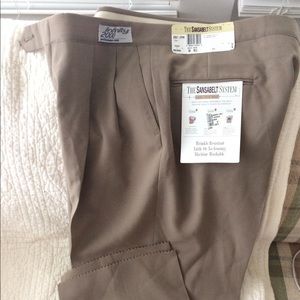 Sansabelt NWT 38 pleated front